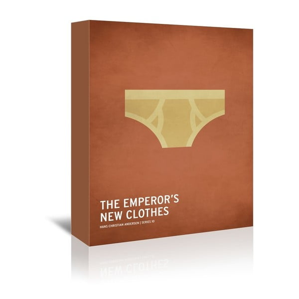 Obraz na płótnie Emperors New Clothes With Text