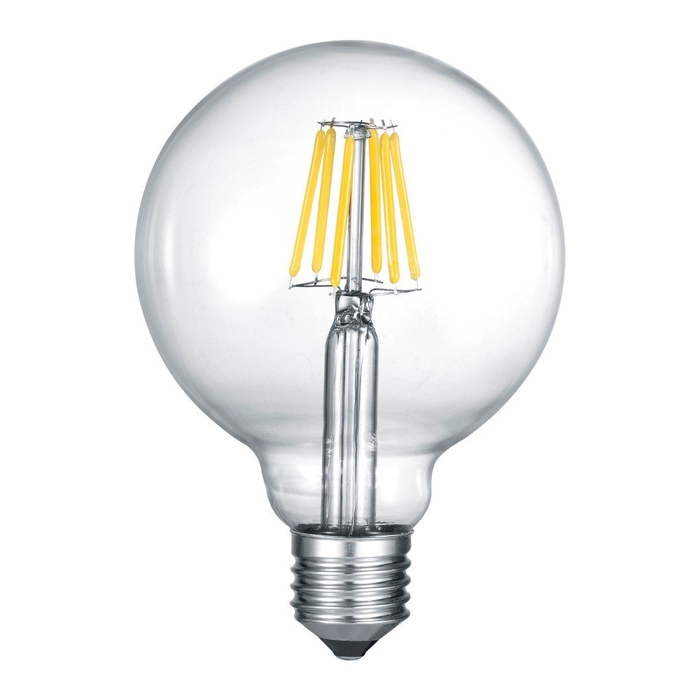 Żarówka LED/filamentowa z ciepłym światłem z gwintem E27, 7 W Globe – Trio