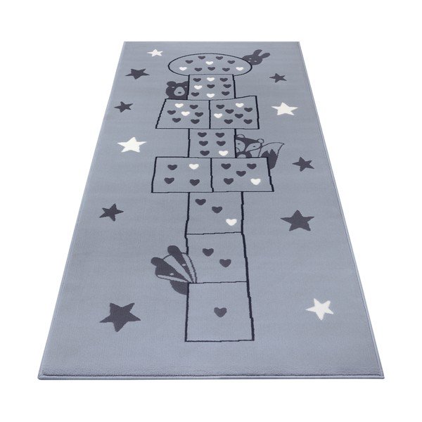 Dziecięcy szary dywan Hanse Home Adventures Jump, 100x250 cm-image-2