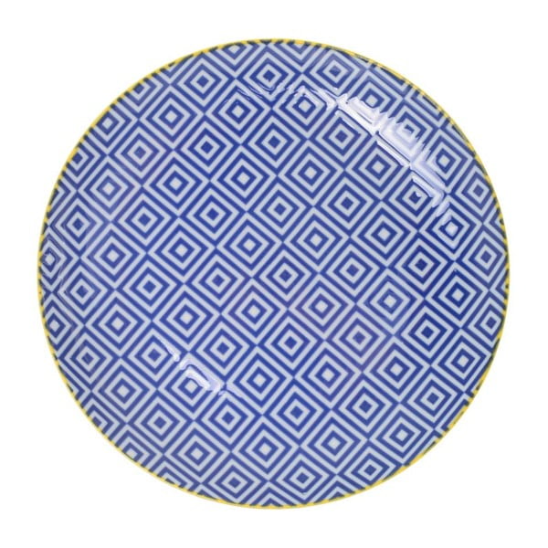 Porcelanowy talerz Geometric No3, 16x2,1 cm