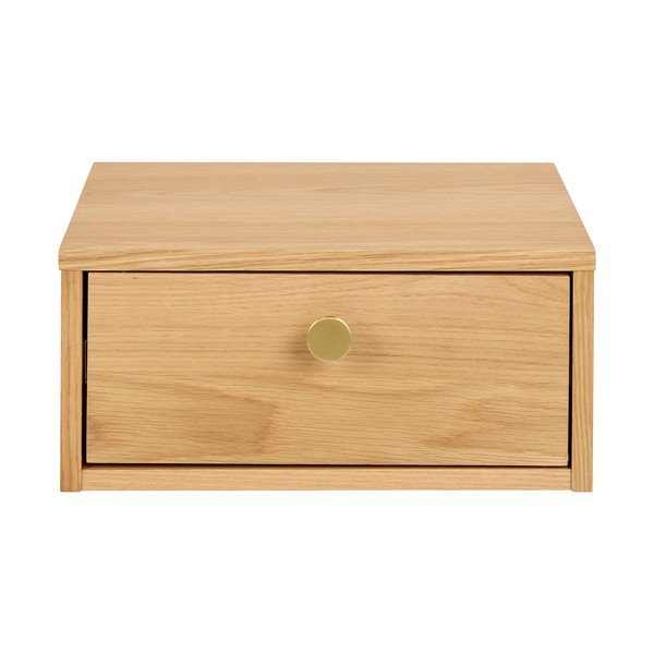 Szafka nocna w dekorze dębu w jasnym naturalnym kolorze Monfort – Actona