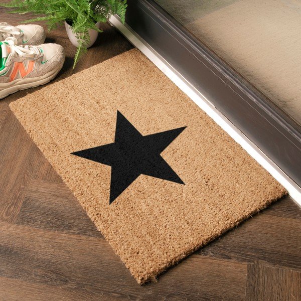Wycieraczka z włókna kokosowego 40x60 cm Star – Artsy Doormats-image-1