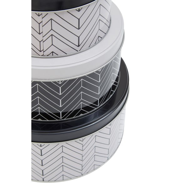 Metalowe pojemniki na żywność 3 szt. na żywność Urban – Premier Housewares-image-1