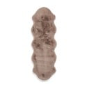 Jasnobrązowy syntetyczny chodnik 60x180 cm Super Teddy – Think Rugs