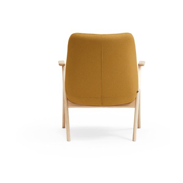 Musztardowy fotel Dins – Teulat-image-3