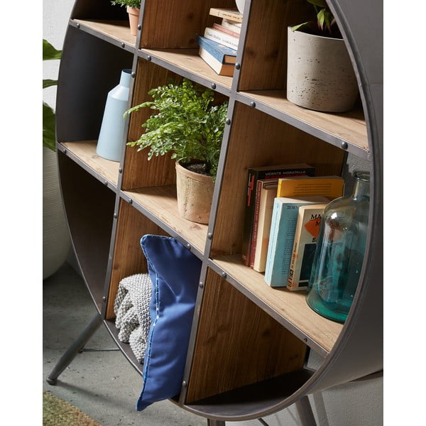 Okrągły regał Kave Home Helia-image-1