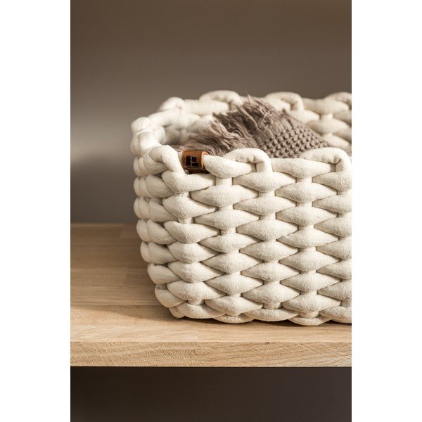 Tekstylny koszyk 35x25x14 cm Peach Skin M – Bigso-image-2