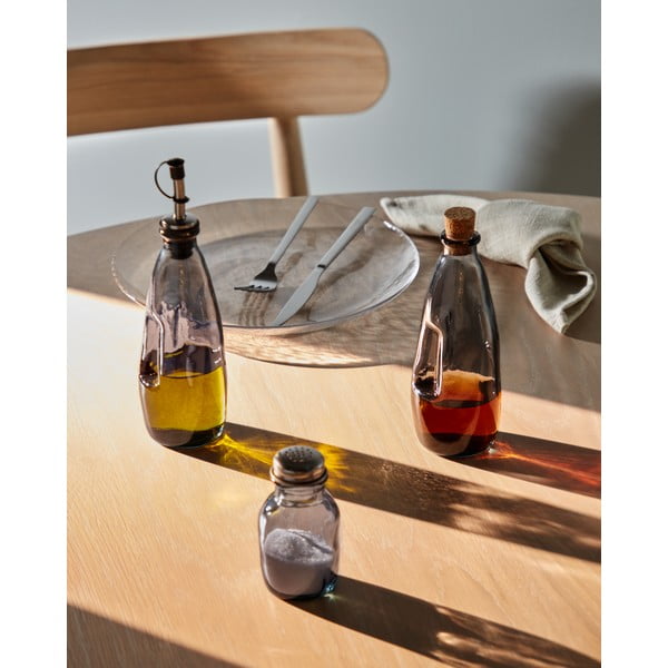 Szklana butelka na olej lub ocet Kave Home Rohan, wys. 24 cm-image-2