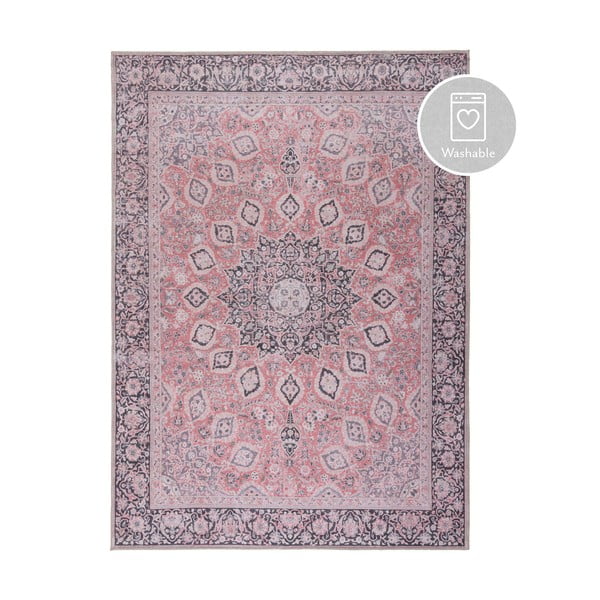 Różowy dywan odpowiedni do prania 80x150 cm FOLD Somerton – Flair Rugs