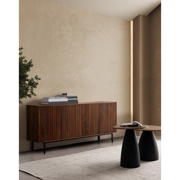 Komoda z litego drewna mango w naturalnym kolorze 170x75x40 cm Tadita – Bizzotto-image-1