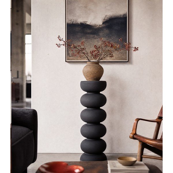 Metalowy okrągły stolik ø 35 cm Kobodo – Light & Living-image-1