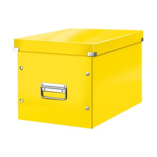 Żółte pudełko do przechowywania Click&Store – Leitz