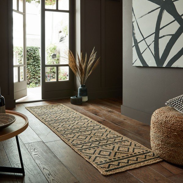 Naturalny chodnik z juty 60x230 cm Luis – Flair Rugs-image-1
