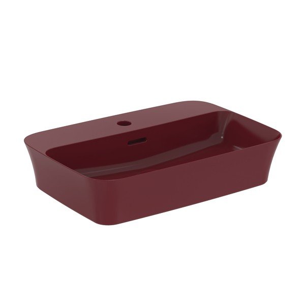 Bordowa ceramiczna umywalka 55x38 cm Ipalyss – Ideal Standard