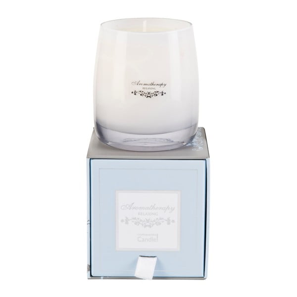 Świeczka zapachowa Copenhagen Candles Aromatherapy Relaxing Glass, czas palenia 40 godz.