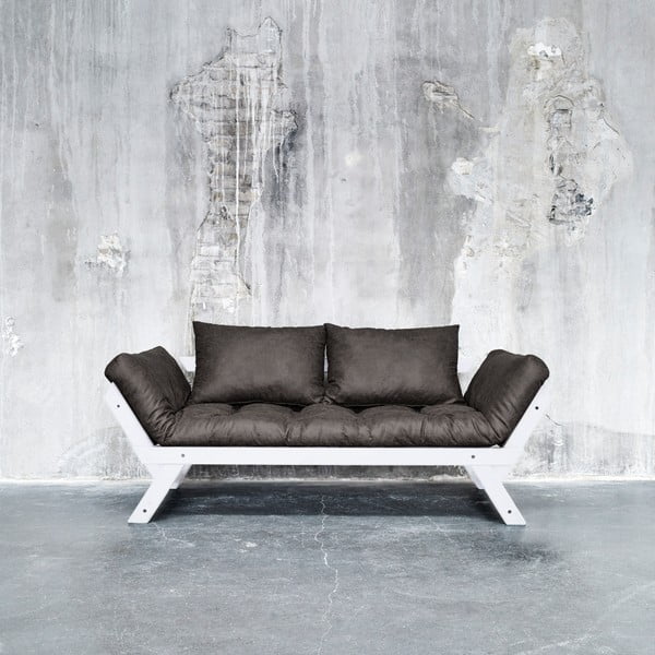 Sofa rozkładana Karup Bebop White/Vintage Black