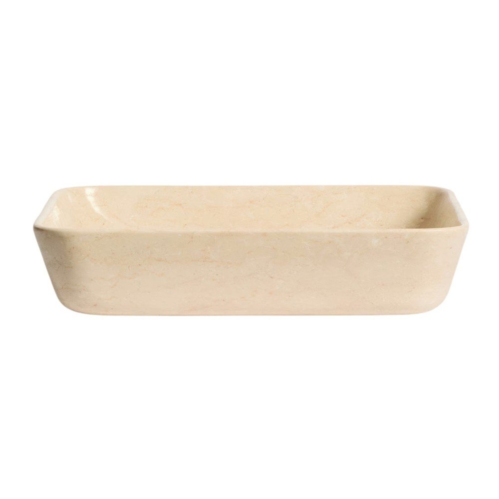 Beżowa kamienna umywalka 55x35 cm Darnen – Kave Home