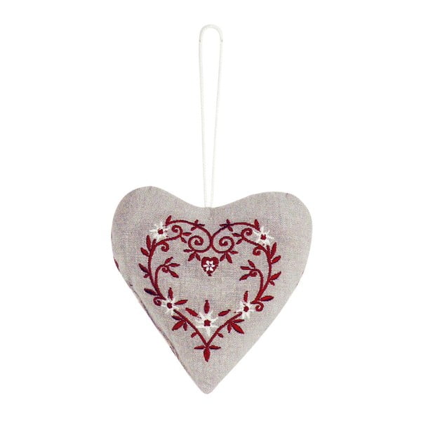 Dekoracja wisząca Antic Line Textil Red Heart