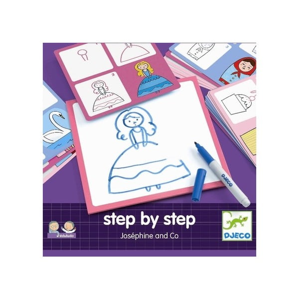 Kreatywny zestaw Djeco Step By Step Josephine-image-1
