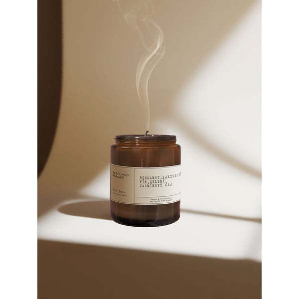 Zapachowa sojowa świeca czas palenia 40 h #46 Bergamot, Jasmine, Opuncia – Perfumed Prague