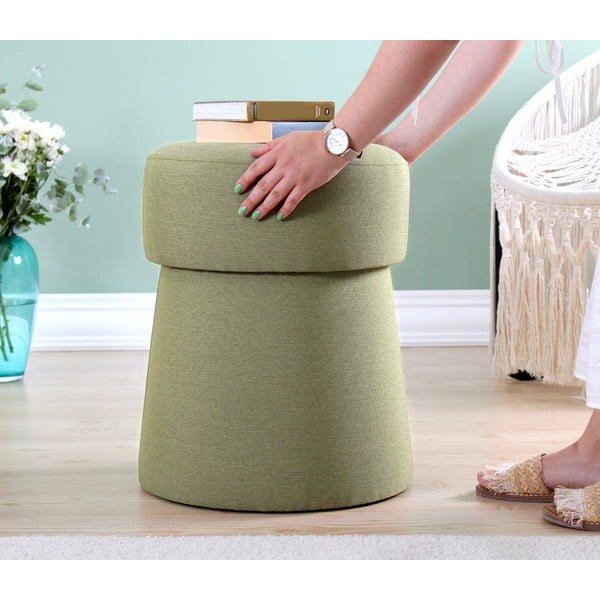 Jasnozielony puf Beans – Artie-image-3