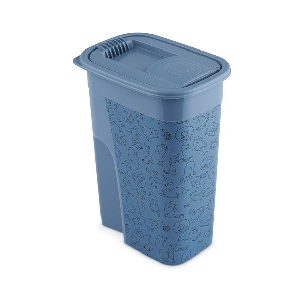 Niebieski pojemnik na karmę 4,1 l Flo – Rotho-image-2