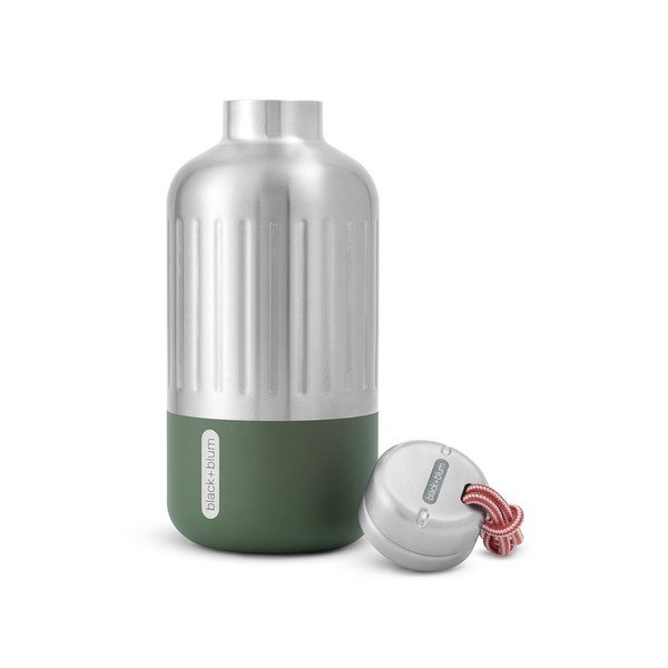 Butelka termiczna ze stali nierdzewnej w kolorze srebra 650 ml Explorer – Black + Blum-image-4