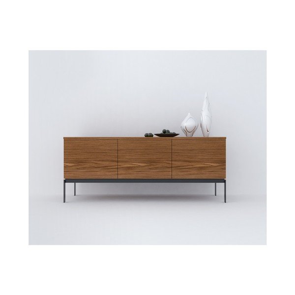 Komoda w kolorze drewna orzechowego TemaHome Glaedys-image-3