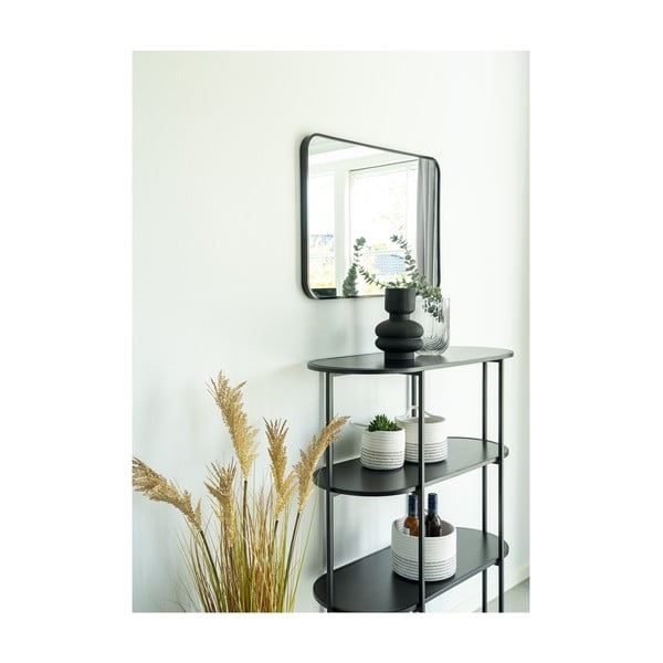 Jasnoszary szklany wazon (wysokość 19 cm) – House Nordic-image-2