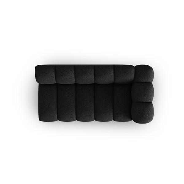 Czarnoantracytowy moduł sofy (prawostronny) Lupine – Micadoni Home-image-2