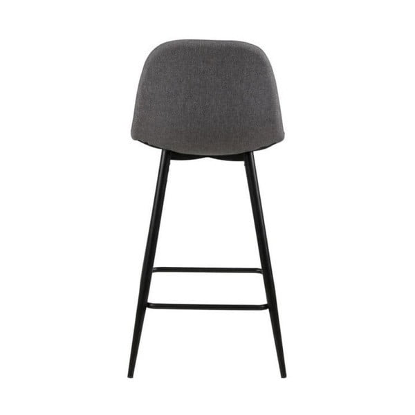 Jasnoszare tapicerowane hokery zestaw 2 szt. (wysokość siedziska 65 cm) Wilma – Actona-image-4