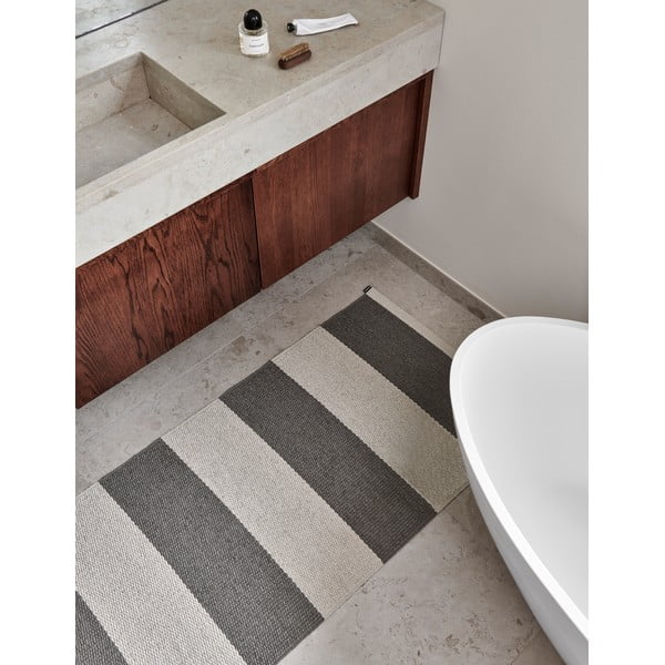 Antracytowo-kremowy chodnik odpowiedni na zewnątrz 70x150 cm Bob Charcoal Linen – Pappelina-image-4