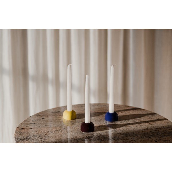 Drewniane świeczniki zestaw 3 szt. Lums – noo.ma-image-3