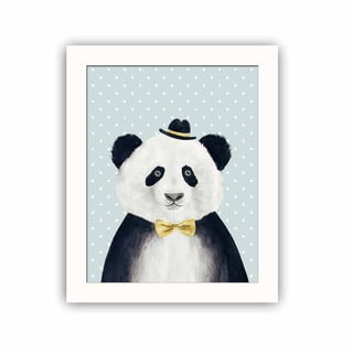Obraz dekoracyjny Panda, 28,5x23,5 cm