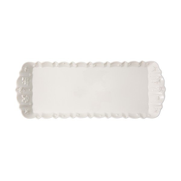 Biały porcelanowy półmisek Toy's Delight Villeroy&Boch, dł. 40 cm-image-3