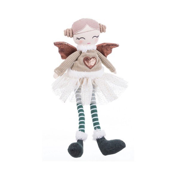 Tekstylna figurka świąteczna (wysokość 42 cm) Angel Girl – Casa Selección