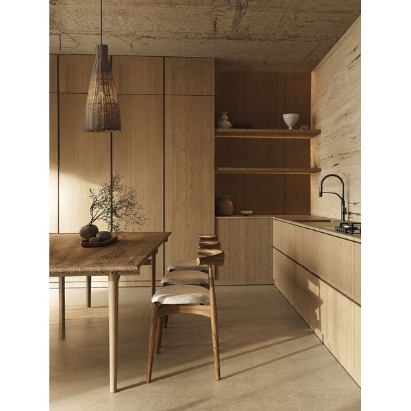 Rattanowa lampa wisząca w naturalnym kolorze ø 19,5 cm Rielo – Nova Luce-image-2