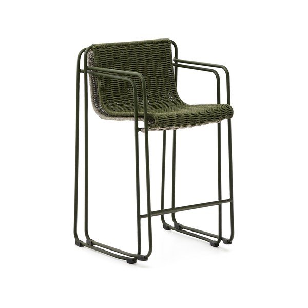 Zielony metalowy hoker ogrodowy Maurina – Kave Home-image-3