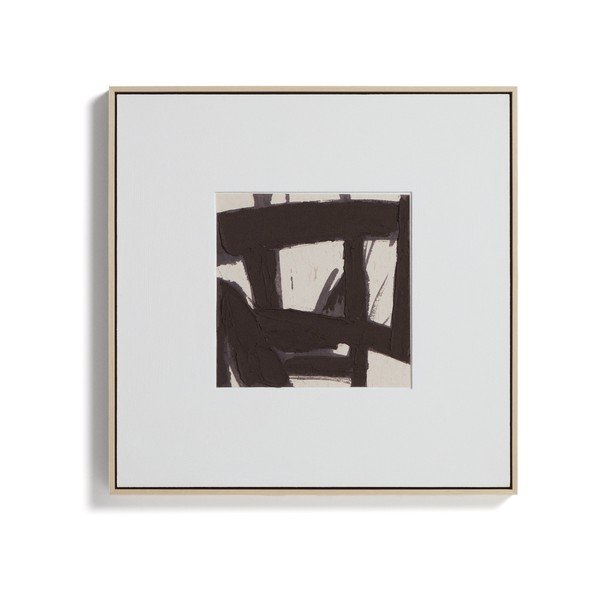 Ręcznie malowany obraz z ramą w zestawie/na płótnie 60x60 cm Arilan – Kave Home-image-3