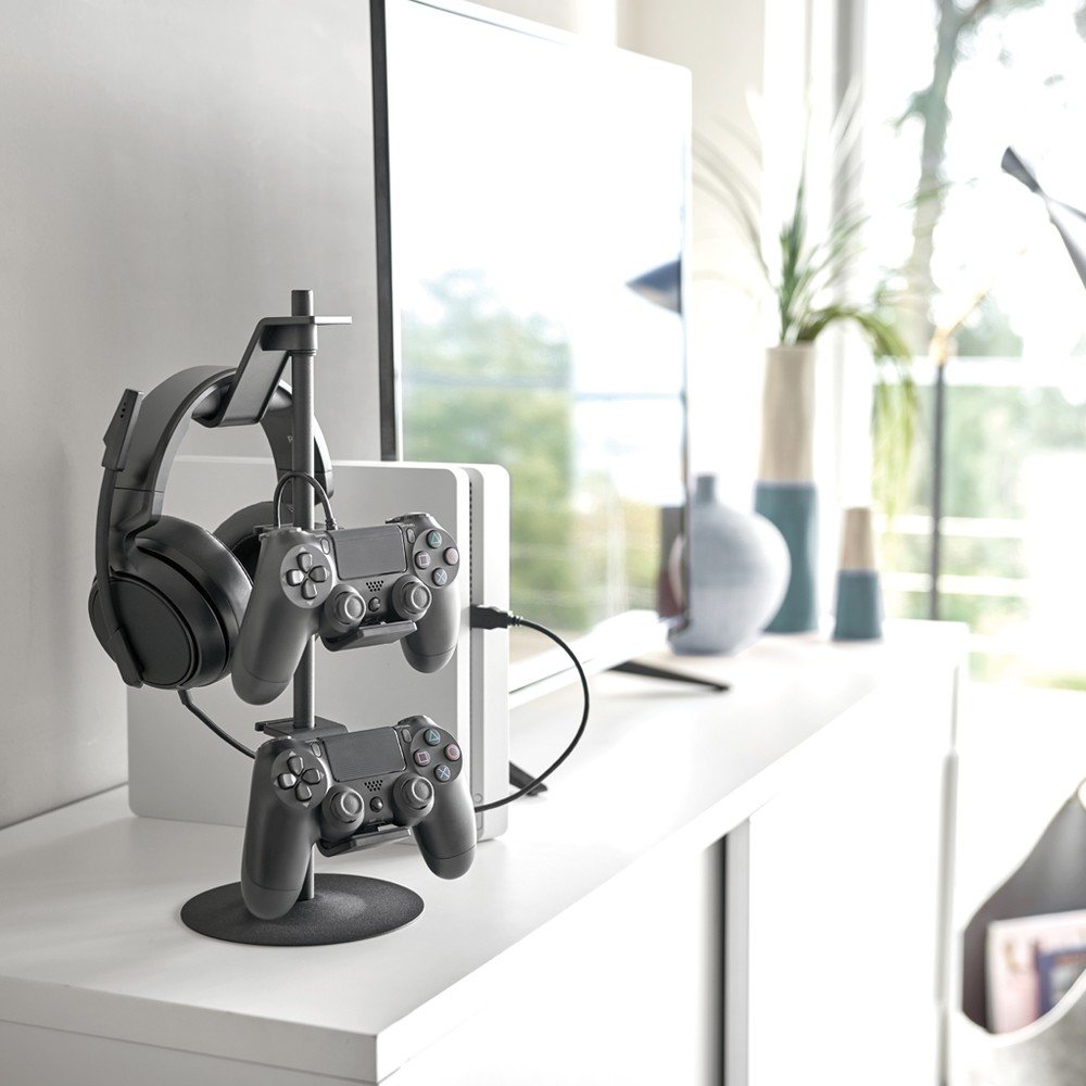 Czarny metalowy stojak wielofukcyjny Smart – YAMAZAKI (zdjęcie 7)
