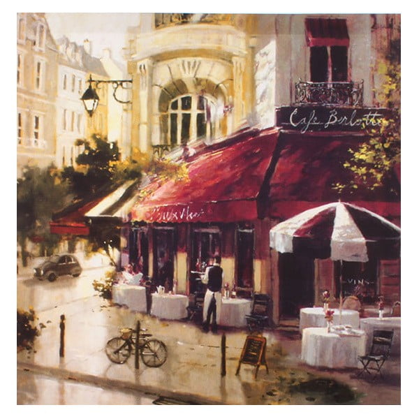 Obraz na płótnie Café Berlotte, 50x50 cm