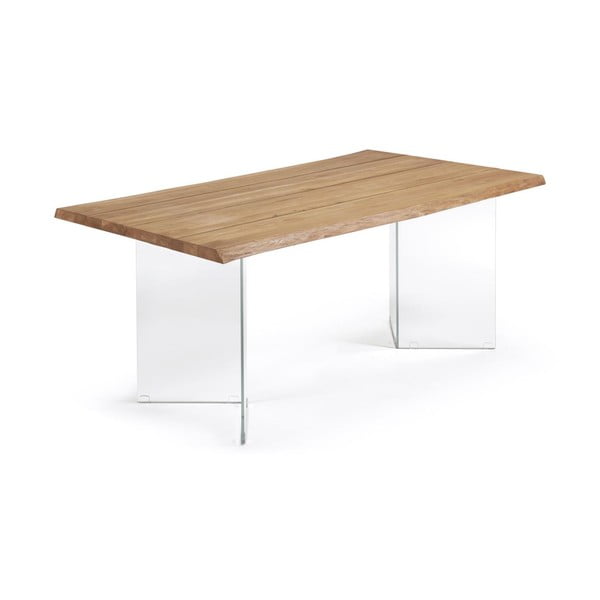 Stół z blatem w dekorze dębu 90x160 cm Lotty – Kave Home-image-3