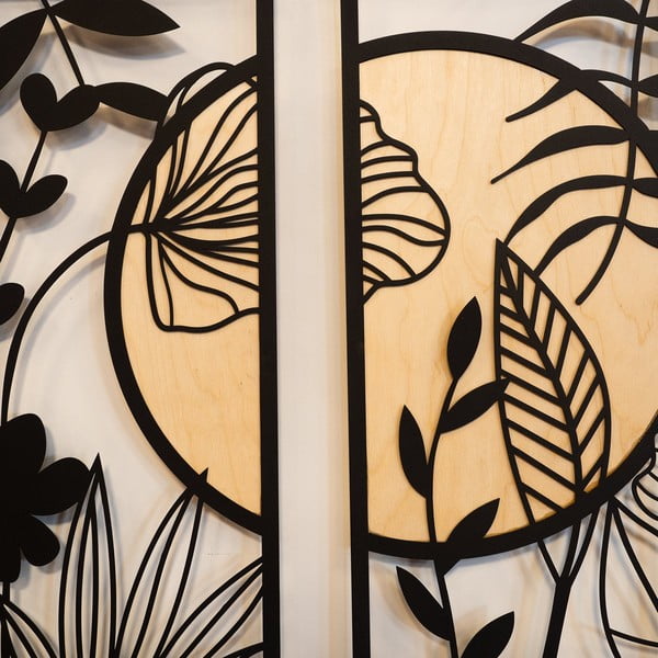 Metalowa dekoracja ścienna 29x68 cm Meadow – Wallity-image-2