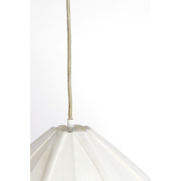 Kremowa lampa wisząca ø 49 cm Zubeda – Light & Living-image-4