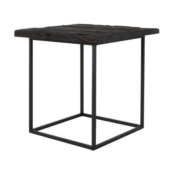 Stolik z blatem z drewna egzotycznego Canett Hayes Bob, dł. 50 cm-image-1