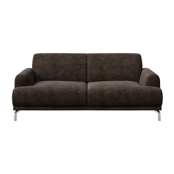 Ciemnobrązowa sofa MESONICA Puzo, 170 cm