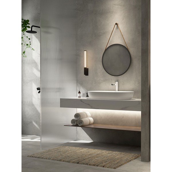 Metalowy kinkiet LED w kolorze matowej czerni Nold – Nova Luce-image-1