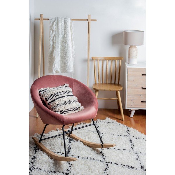 Czarny stojak na ubrania z litego drewna brzozowego 91x151x50 cm Daiki – Yes Everyday-image-2