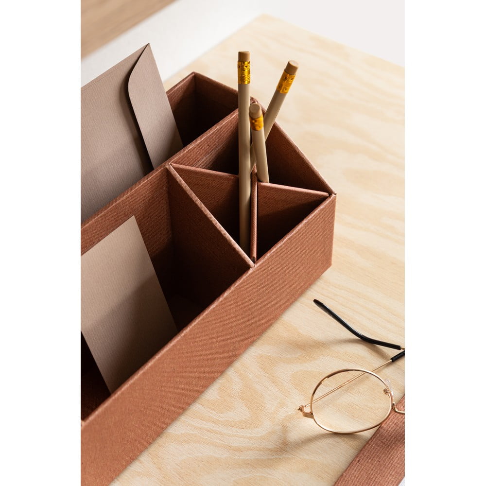 Kartonowy organizer na artykuły papiernicze Elisa Restore Paper Laminate – Bigso (zdjęcie 4)