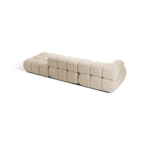 Beżowa sofa modułowa z materiału bouclé 288 cm Bellis – Micadoni -image-4